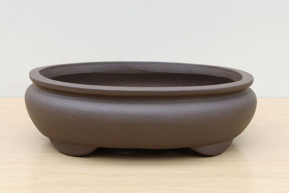(E) Unglazed Oval Bonsai Pot 2 - 12