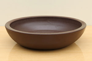 (D) Unglazed Round Bonsai Pot - 10"