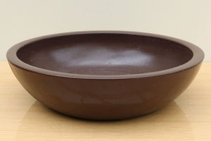 (E) Unglazed Round Bonsai Pot - 12"