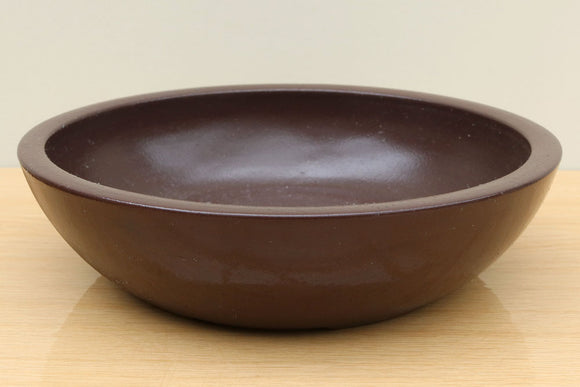 (E) Unglazed Round Bonsai Pot - 12