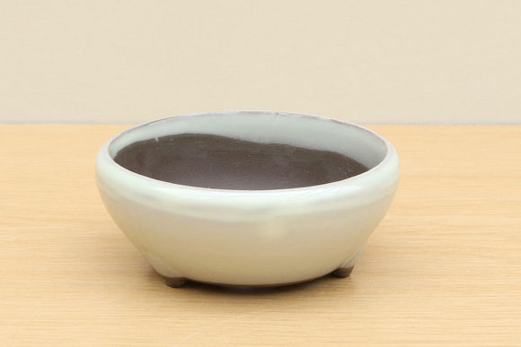 (A) Glazed Round Bonsai Pot - 4