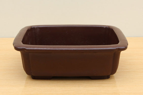 (C) Unglazed Rectangular Bonsai Pot 9 - 8