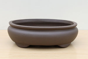 (E) Unglazed Oval Bonsai Pot 2 - 12"