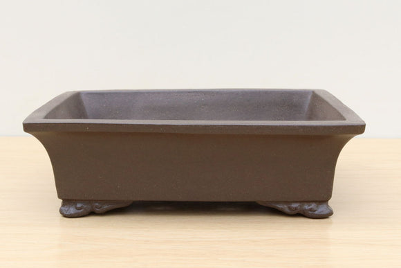 (E) Unglazed Rectangular Bonsai Pot 5 - 12