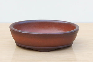 (B) High-quality Unglazed Oval Bonsai Pot 1 - 6"