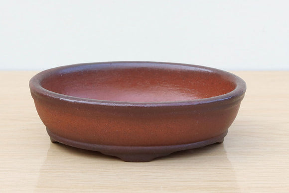 (B) High-quality Unglazed Oval Bonsai Pot 1 - 6