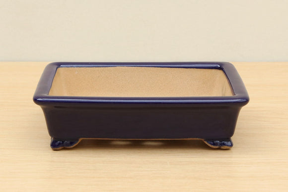 (B) High-quality Glazed Rectangular Bonsai Pot - 6