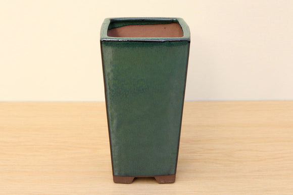 (A) Glazed Square Cascade Bonsai Pot - 4