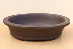 (F) Unglazed Oval Bonsai Pot 2 - 14"