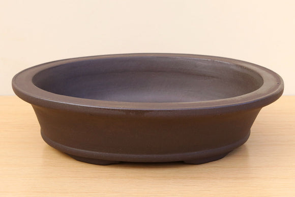(F) Unglazed Oval Bonsai Pot 2 - 14
