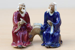 (F3) Chinese Mudmen Figurine - Writers